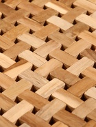 Коврик из тикового дерева, 40×30×0.7 см - Фото 5