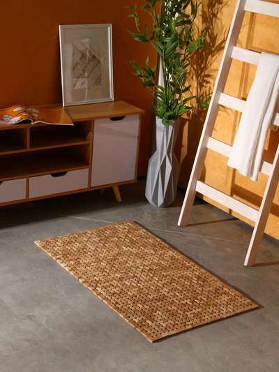 Коврик из тикового дерева, 100×60×0.7 см