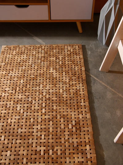 Коврик из тикового дерева, 100×60×0.7 см