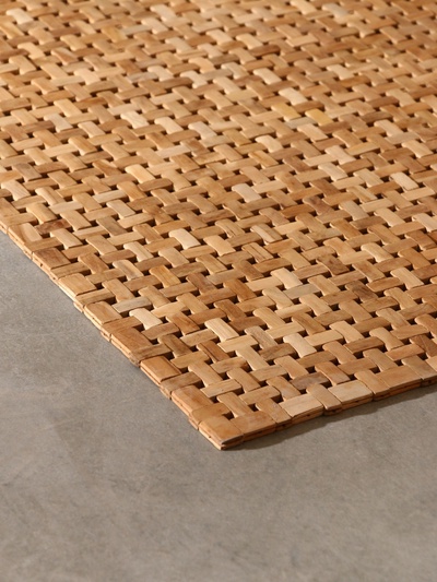 Коврик из тикового дерева, 100×60×0.7 см