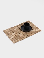 Коврик из тикового дерева, 40×30×0.7 см - Фото 1