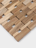 Коврик из тикового дерева, 40×30×0.7 см - Фото 3