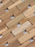 Коврик из тикового дерева, 40×30×0.7 см - Фото 4