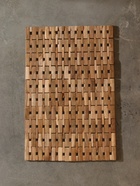 Коврик из тикового дерева, 60×40×0.7 см - Фото 3