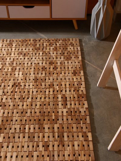 Коврик из тикового дерева, 150×70×0.7 см