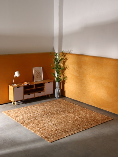 Коврик из тикового дерева, 200×200×0.7 см