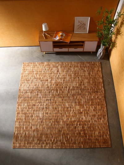 Коврик из тикового дерева, 200×200×0.7 см