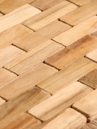 Коврик из тикового дерева, 30×20×0.7 см - Фото 5