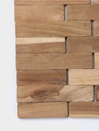 Коврик из тикового дерева, 30×20×0.7 см - Фото 5