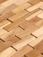 Коврик из тикового дерева, 40×30×0.7 см - Фото 5