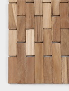 Коврик из тикового дерева, 40×30×0.7 см - Фото 5