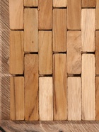 Коврик из тикового дерева, 40×30×0.7 см - Фото 6