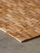 Коврик из тикового дерева, 60×40×0.7 см - Фото 4