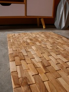 Коврик из тикового дерева, 60×40×0.7 см - Фото 6