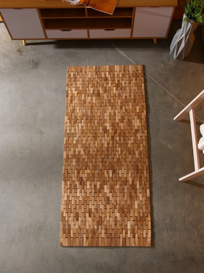 Коврик из тикового дерева, 150×70×0.7 см