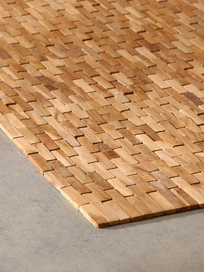 Коврик из тикового дерева, 150×70×0.7 см