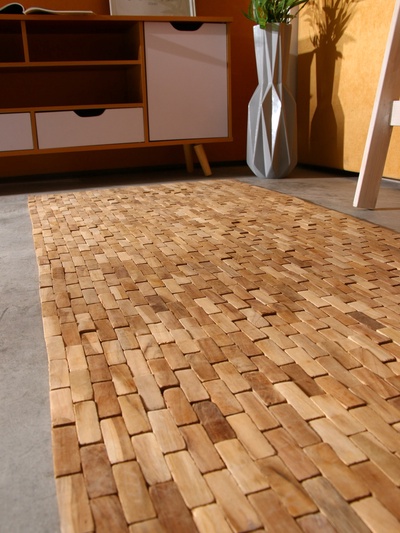 Коврик из тикового дерева, 150×70×0.7 см