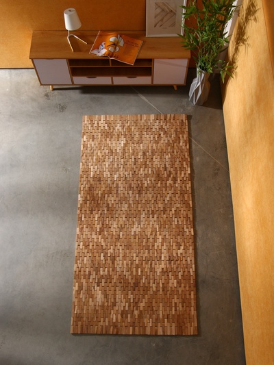 Коврик из тикового дерева, 200×100×0.7 см