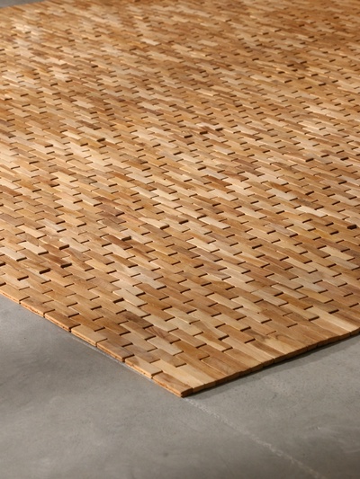 Коврик из тикового дерева, 200×200×0.7 см