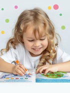 Раскраски набор «Рисуем точками», 6 точка - маркеров, 8 раскрасок - Фото 6