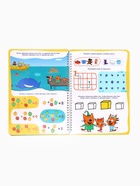 Книга многоразовая «Замечательные задачки», А4, 32 стр., 4 маркера, Три кота - Фото 4