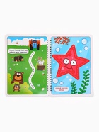 Книга многоразовая «Мои первые линии», 40 стр., 2 маркера, Синий трактор - Фото 3