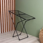 УЦЕНКА Сушилка для белья, напольная, складная, 18 м, высота от пола 95 см, чёрная - Фото 4