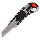 УЦЕНКА Нож канцелярский 18 мм, металлический, 6 штук лезвий, Zinc-alloy, TOP - Фото 6