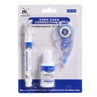 УЦЕНКА Корректор-лента Zhen Xuan 6 м × 5 мм, с корректором 18 мл, с корректирующим карандашом 7 мл, металлический наконечник, на основе растворителя 10876401