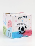 УЦЕНКА Набор для Гендер Пати, Футбольный мяч, с краской Холи (2 цвета), 15 см 10876518