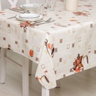 УЦЕНКА Клеёнка на стол Доляна, на нетканой основе, ширина 137 см, толщина 0.8 мм, рулон 17 м - Фото 2