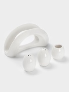 Набор для специй BellaTenero «Бергамо», 4 предмета, на подставке, керамика, белый - Фото 5