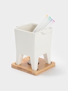 Набор для фондю BellaTenero, 620 мл, 4 шпажки, фарфор, белый - Фото 5