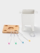 Набор для фондю BellaTenero, 620 мл, 4 шпажки, фарфор, белый - Фото 2