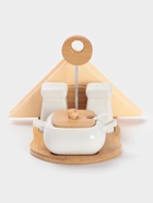 Набор для специй BellaTenero «Сиена», 4 предмета, на подставке, керамика, белый - Фото 3