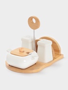 Набор для специй BellaTenero «Сиена», 4 предмета, на подставке, керамика, белый - Фото 5