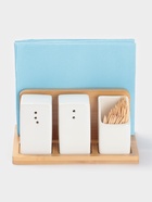 Набор для специй BellaTenero «Больцано», 4 предмета, на подставке, керамика, белый - Фото 1