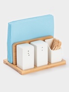 Набор для специй BellaTenero «Больцано», 4 предмета, на подставке, керамика, белый - Фото 2