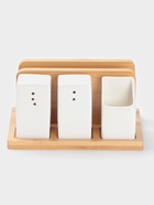 Набор для специй BellaTenero «Больцано», 4 предмета, на подставке, керамика, белый - Фото 3