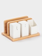 Набор для специй BellaTenero «Больцано», 4 предмета, на подставке, керамика, белый - Фото 4