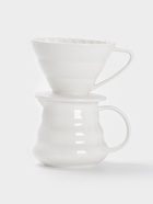 Пуровер-Кофейник Magistro «Глянец», 350 мл, керамика, белый - Фото 2