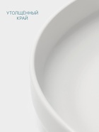 Тарелка Hanna Knövell, d=27.5 см, высокий борт, фарфор, белая - Фото 4