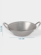 Соусник Hanna Knövell Vanha, 60 мл, 7.6×3.3 см, с ручками, нержавеющая сталь, серебристый - Фото 2