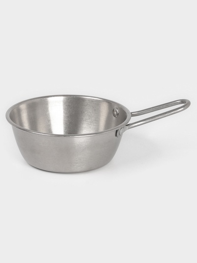 Сотейник для подачи Hanna Knövell Vanha, 500 мл, d=13.3 см, нержавеющая сталь, серебристый