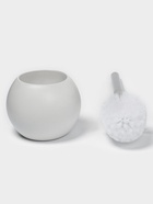 Ёршик для унитаза Доляна Wave, белый - Фото 6