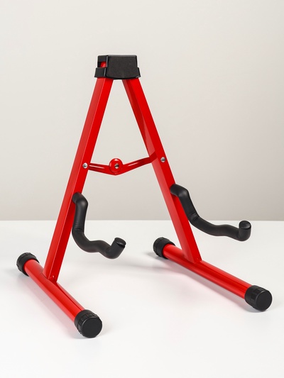 Стойка для гитары 39×30×26 см, красная