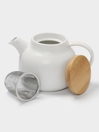 Чайник заварочный Magistro, с ситом, 1.1 л, керамика, белый - Фото 2