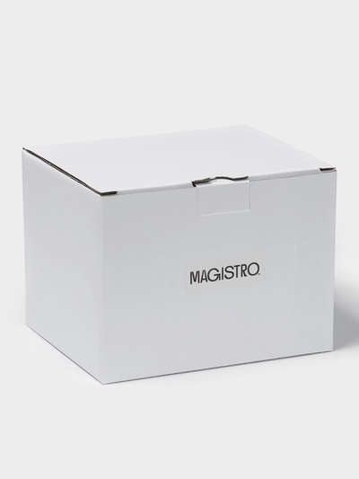Чайник заварочный Magistro, с ситом, 1.1 л, керамика, белый