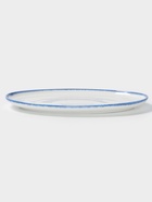 Блюдо сервировочное Magistro Blue Lagoon, 30.5×22.7×2.3 см, фарфор, белое - Фото 3