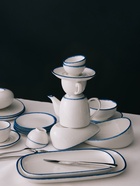 Салатник Magistro Blue Lagoon, 550 мл, 18.1×14.2 см, фарфор, белый - Фото 10